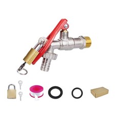 Rubinetto antifurto in ottone