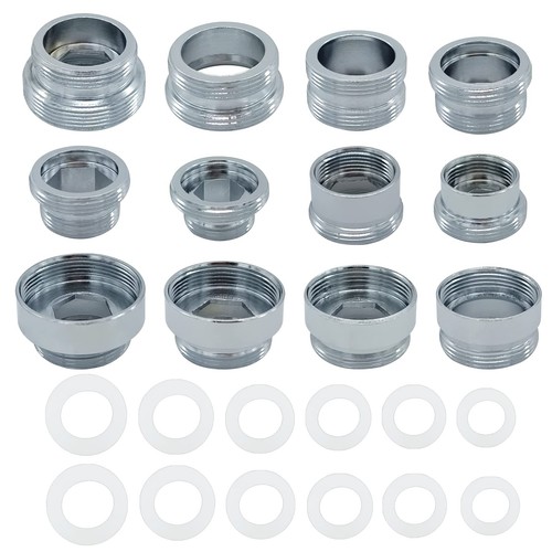 Pieces faucet adapter kit - 12,
